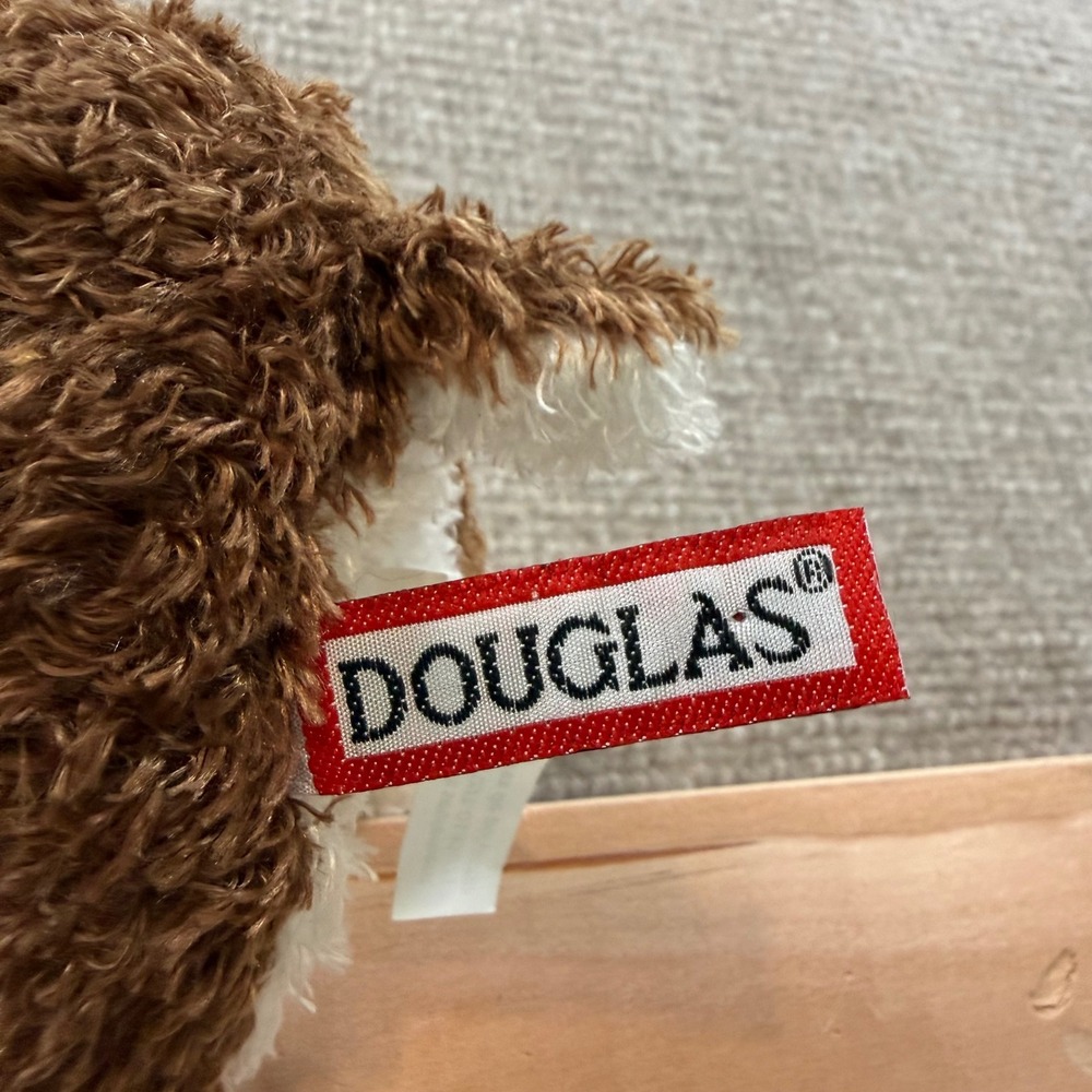 2017 Douglas Cuddle Toys Brown White cow Plush Stuffed Animal Farm 1505 7 in. - Picture 7 of 13